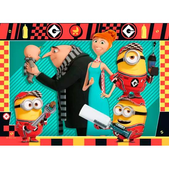 Puzzle Ravensburger Gru y Minions Progresivo de 12+16+20+24 Pzs