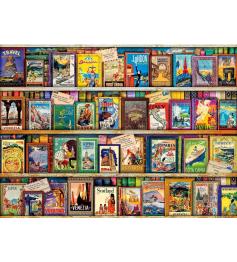 Puzzle Ravensburger Guías De Viajes Vintage de 500 Piezas