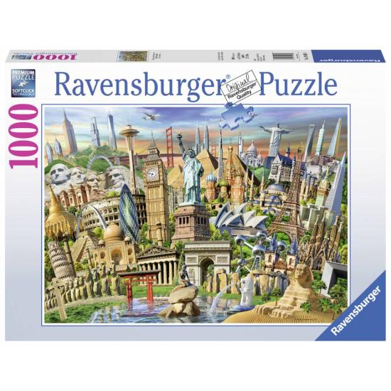 Puzzle Ravensburger Hitos del Mundo de 1000 Piezas