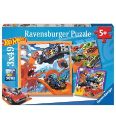 Puzzle Ravensburger Hot Wheels de 3x49 Piezas