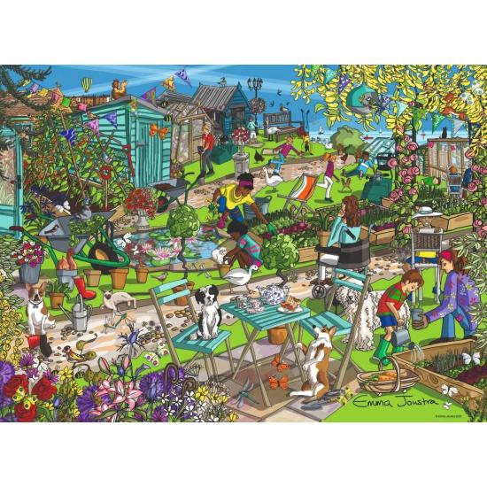 Puzzle Ravensburger Huerto Junto Al Mar de 500 Piezas