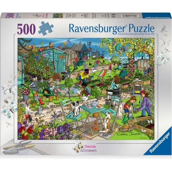 Puzzle Ravensburger Huerto Junto Al Mar de 500 Piezas