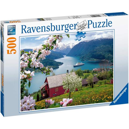 Puzzle Ravensburger Idilio Escandinavo de 500 Piezas