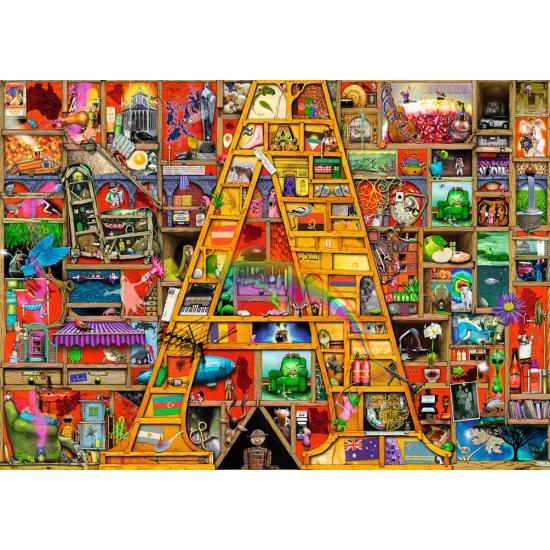 Puzzle Ravensburger Increíble Alfabeto "A" de 1000 Piezas Puzzle Ravensburger Increíble Alfabeto "A" de 1000 Piezas