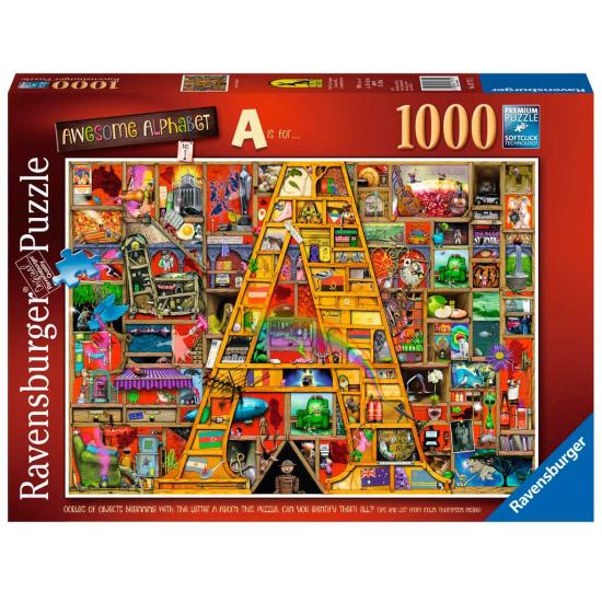 Puzzle Ravensburger Increíble Alfabeto "A" de 1000 Piezas Puzzle Ravensburger Increíble Alfabeto "A" de 1000 Piezas