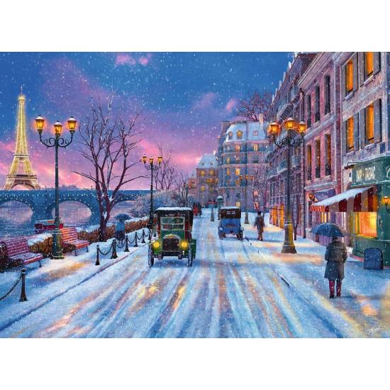 Puzzle Ravensburger Invierno en París de 500 Piezas