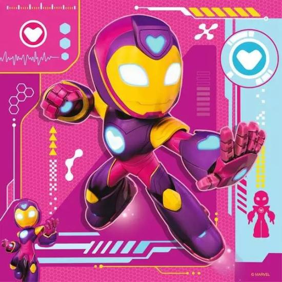 Puzzle Ravensburger Iron Man Awesome Friends de 3x49 Piezas