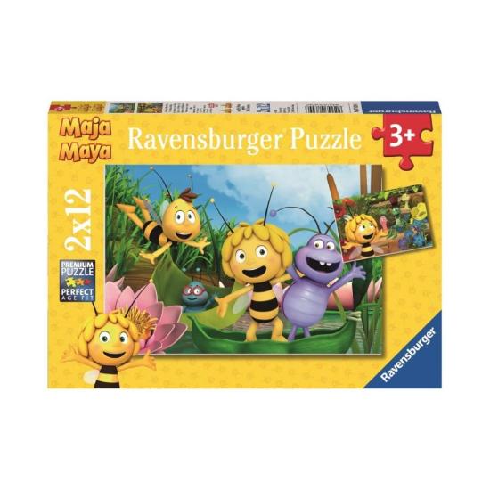 Puzzle Ravensburger La Abeja Maya de 2x12 Piezas