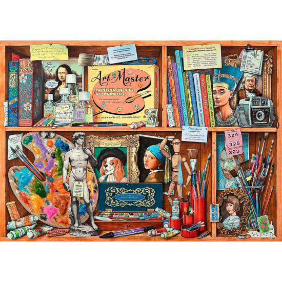 Puzzle Ravensburger La Biblioteca del Artista de 1000 Pzs Puzzle Ravensburger La Biblioteca del Artista de 1000 Pzs