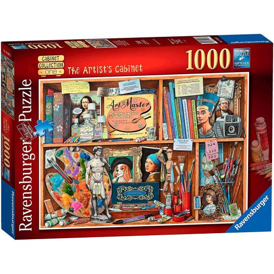 Puzzle Ravensburger La Biblioteca del Artista de 1000 Pzs Puzzle Ravensburger La Biblioteca del Artista de 1000 Pzs