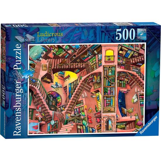 Puzzle Ravensburger La Biblioteca Extravagante de 500 Piezas
