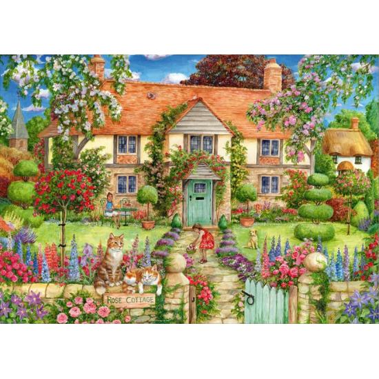 Puzzle Ravensburger La Casa de Campo de Rose de 1000 Piezas