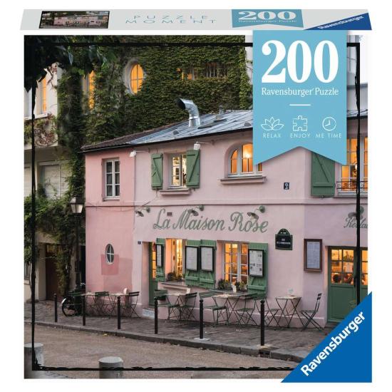 Puzzle Ravensburger La Casa Rosa de París de 200 Piezas Puzzle Ravensburger La Casa Rosa de París de 200 Piezas