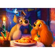 Puzzle Ravensburger La Dama y el Vagabundo 1000 Piezas