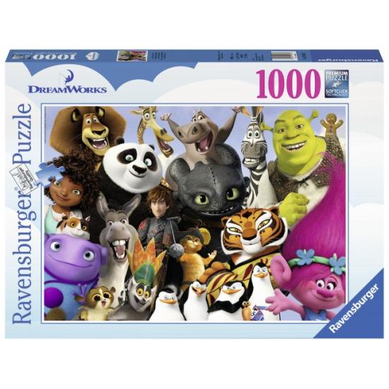 Puzzle Ravensburger La Familia Dreamworks de 1000 Piezas Puzzle Ravensburger La Familia Dreamworks de 1000 Piezas