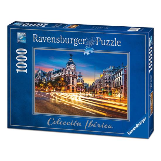 Puzzle Ravensburger La Gran Vía, Madrid 1000 Piezas