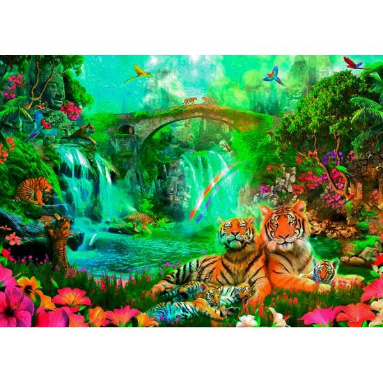 Puzzle Ravensburger La Gruta de los Tigres de 1000 Piezas