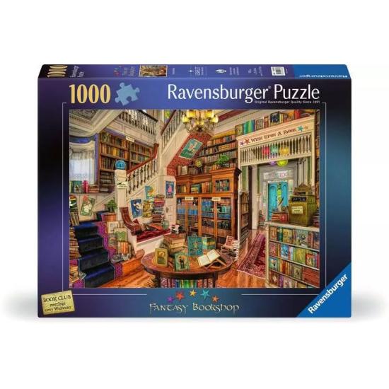 Puzzle Ravensburger La Librería De Fantasía de 1000 Piezas