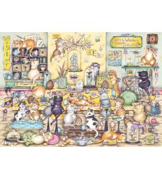Puzzle Ravensburger La Pascual de los Gatos Locos de 1000 Piezas