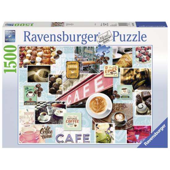 Puzzle Ravensburger La Pausa del Café de 1500 Piezas