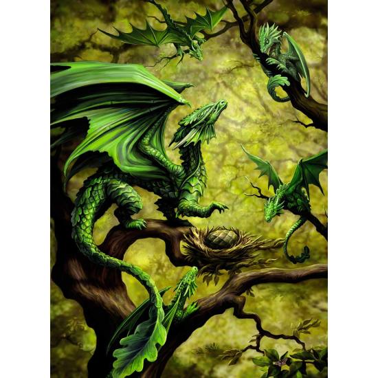 Puzzle Ravensburger La Selva de los Dragones de 500 Piezas Puzzle Ravensburger La Selva de los Dragones de 500 Piezas
