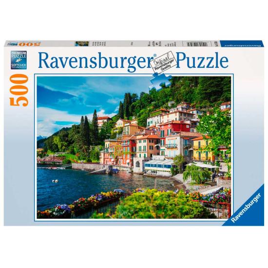 Puzzle Ravensburger Lago de Como, Italia 500 Piezas