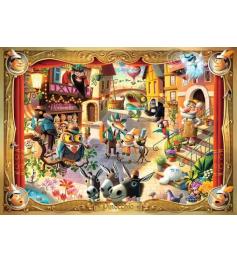 Puzzle Ravensburger Las Amenazas De Pinocho de 1000 Piezas