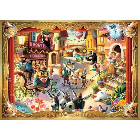 Puzzle Ravensburger Las Amenazas De Pinocho de 1000 Piezas
