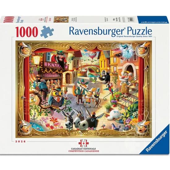 Puzzle Ravensburger Las Amenazas De Pinocho de 1000 Piezas