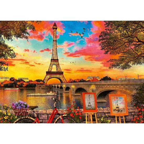 Puzzle Ravensburger Las Orillas Del Sena, París de 1000 Piezas