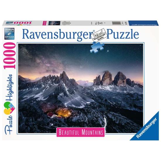 Puzzle Ravensburger Las Tres Cimas de Lavaredo, Dolomitas 1000P Puzzle Ravensburger Las Tres Cimas de Lavaredo, Dolomitas 1000P