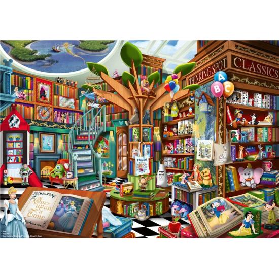 Puzzle Ravensburger Librería Disney y Pixar de 1000 Piezas