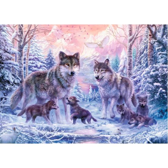 Puzzle Ravensburger Lobos de 1000 Piezas
