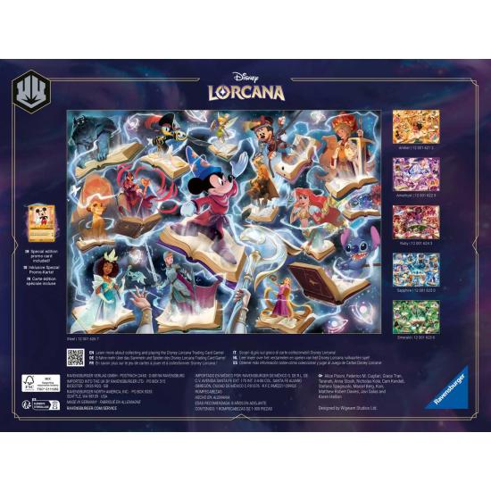 Puzzle Ravensburger Lorcana Disney: Acero de 1000 Pzs