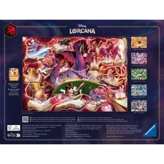 Puzzle Ravensburger Lorcana Disney: Rubí de 1000 Pzs