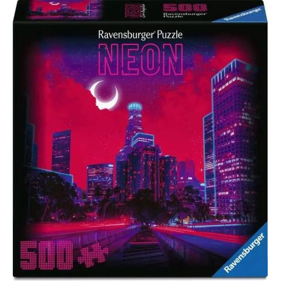 Puzzle Ravensburger Los Angeles Neón de 500 Piezas
