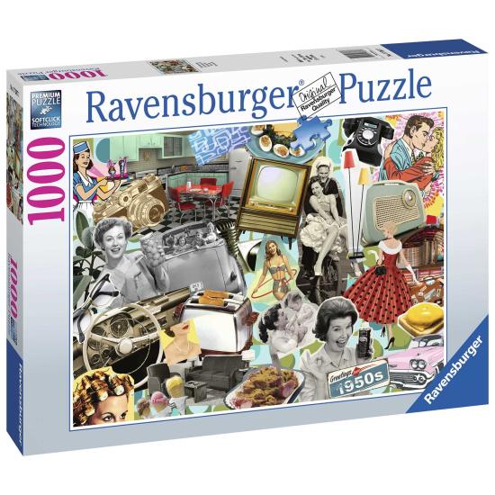 Puzzle Ravensburger Los Años 50 de 1000 Piezas Puzzle Ravensburger Los Años 50 de 1000 Piezas