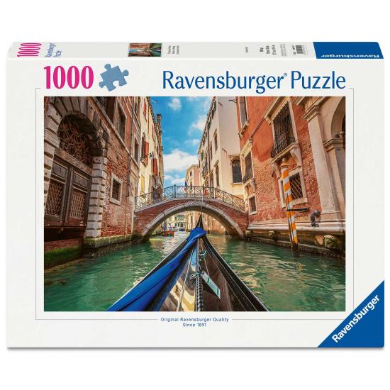 Puzzle Ravensburger Los Canales De Venecia de 1000 Piezas