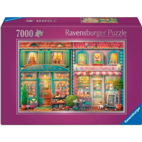 Puzzle Ravensburger Librería y Pastelería de 7000 Piezas