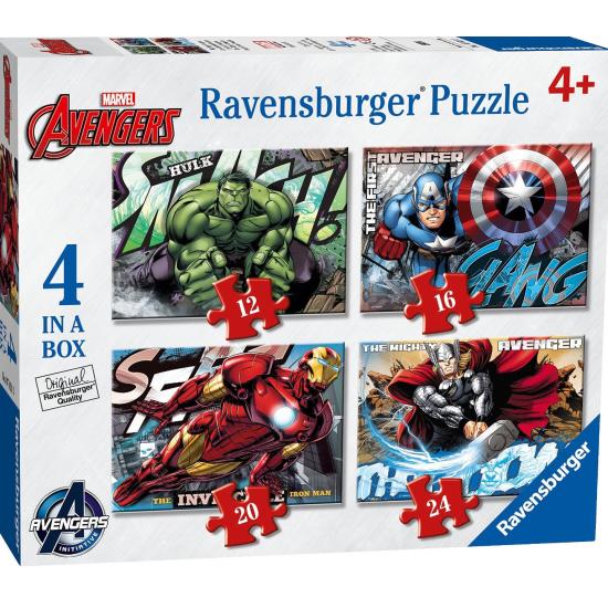 Puzzle Ravensburger Los Vengadores 12+16+20+24 Puzzle Ravensburger Los Vengadores 12+16+20+24