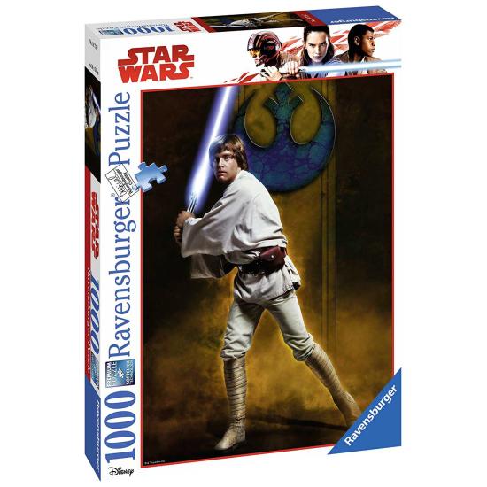 Puzzle Ravensburger Luke Skywalker, Star Wars 1000 Piezas