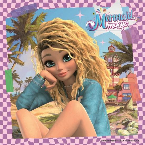 Puzzle Ravensburger Magia De Sirena de 3x49 Piezas