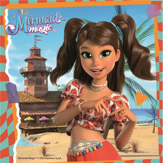 Puzzle Ravensburger Magia De Sirena de 3x49 Piezas
