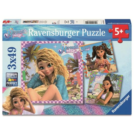 Puzzle Ravensburger Magia De Sirena de 3x49 Piezas