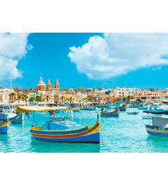 Puzzle Ravensburger Malta Mediterránea de 1000 Piezas