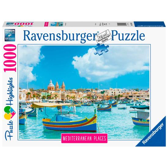 Puzzle Ravensburger Malta Mediterránea de 1000 Piezas Puzzle Ravensburger Malta Mediterránea de 1000 Piezas