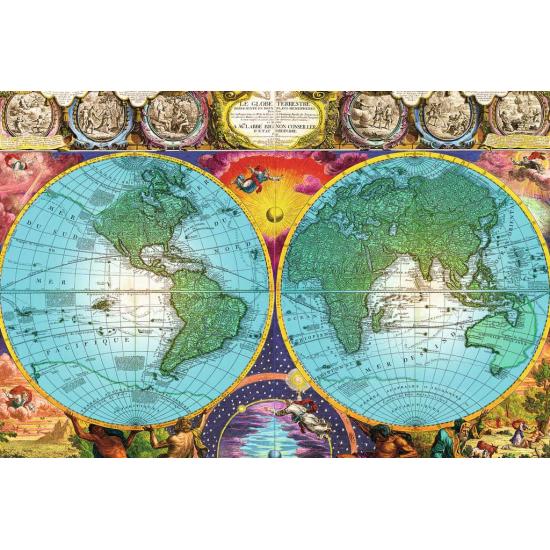 Puzzle Ravensburger Mapa Globo Antiguo de 3000 Piezas