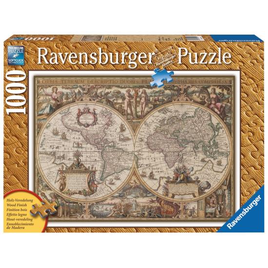 Puzzle Ravensburger Mapamundo Antiguo de 1000 Piezas Puzzle Ravensburger Mapamundo Antiguo de 1000 Piezas