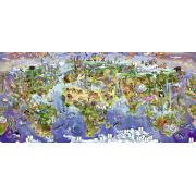 Puzzle Ravensburger Panorama Maravillas del Mundo de 2000 Piezas