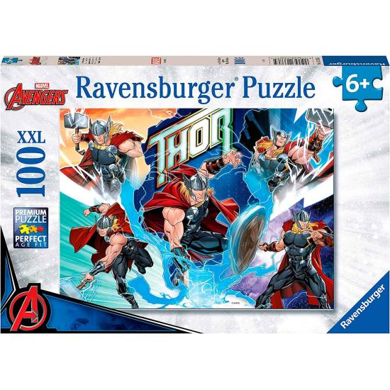 Puzzle Ravensburger Marvel Thor XXL de 100 Pzs Puzzle Ravensburger Marvel Thor XXL de 100 Pzs